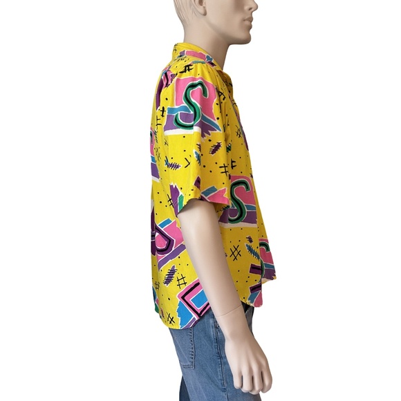 JAMS World Original Hawaiian Shirt Tiki USA Cotton Made in Hawaii, USA RARE - Picture 4 of 10